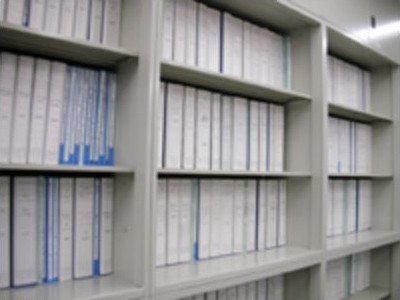 社内に保管された納品ドキュメント